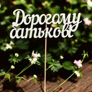 5 шт упаковка на шпажці - Дорогому батькові 1854 фото